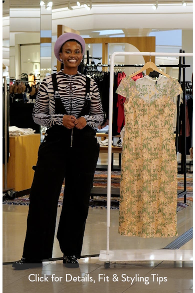 Sulllivan Floral Embroidery Cocktail A-Line Dress video