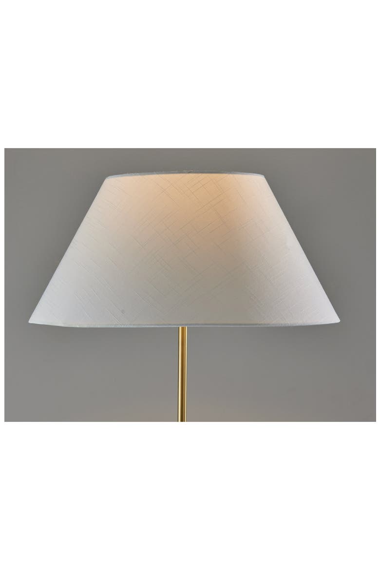 Harvey Floor Lamp, Alternate, color, BLACK W/ BRASS ACCENTS