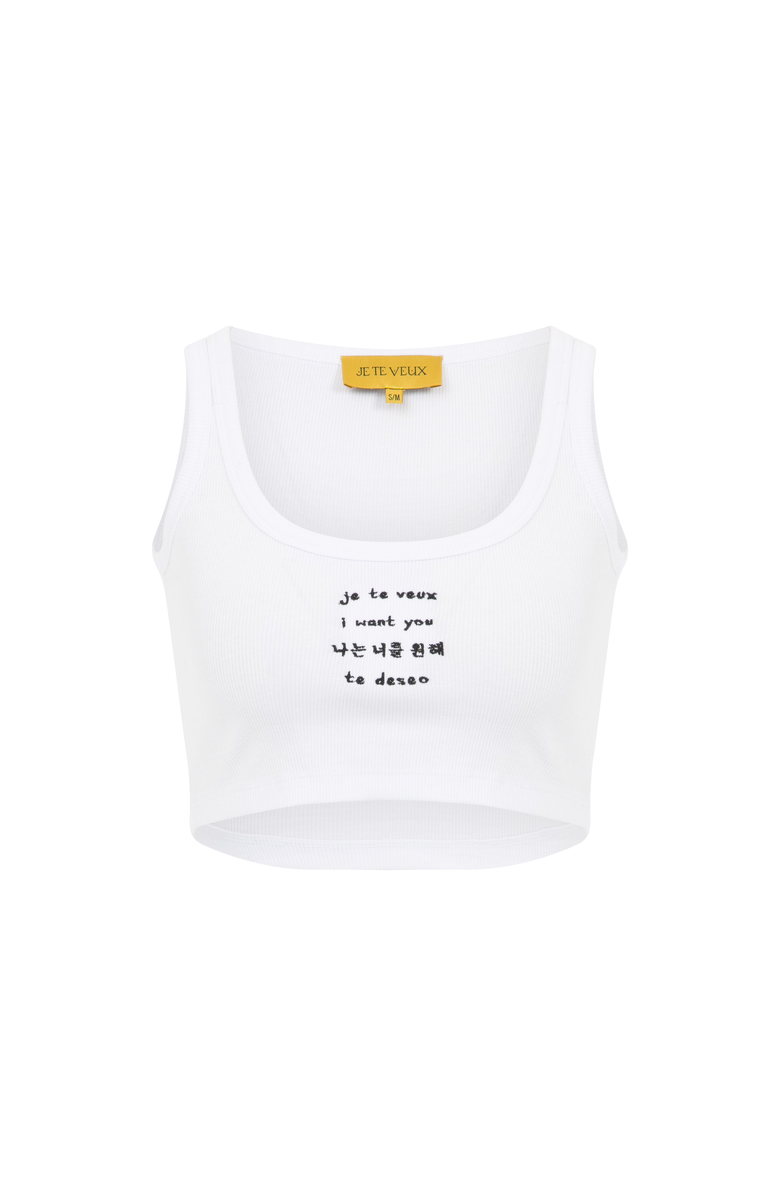 Je Te Veux JTV CROP TOP, Main, color, 