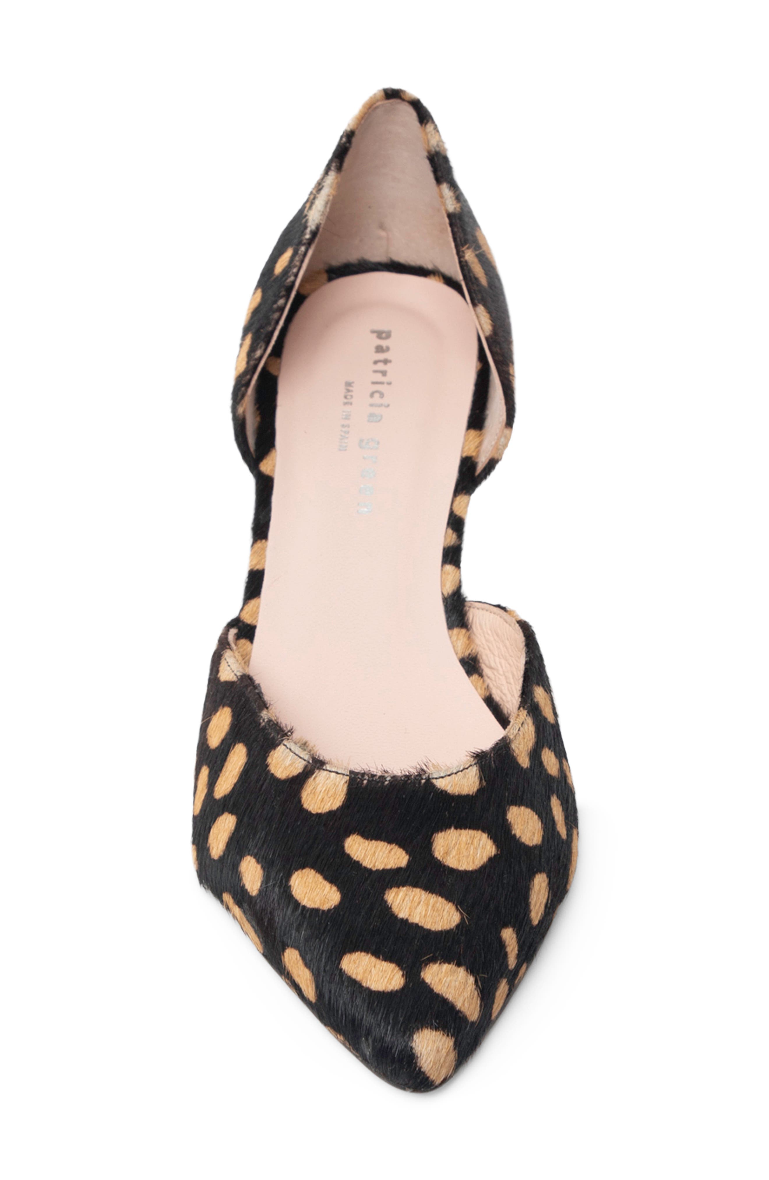 Elodie D'Orsay Pump, Alternate, color, BLACK/TAN SPOTTED