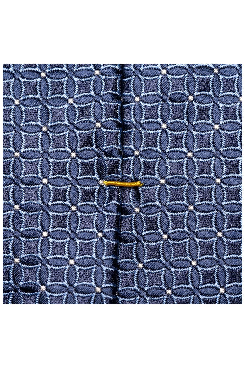 Diamond Jacquard Silk Tie, Alternate, color, DARK BLUE