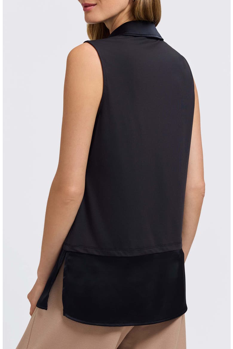 Sasha Sleeveless Layering Tunic, Alternate, color, BLACK