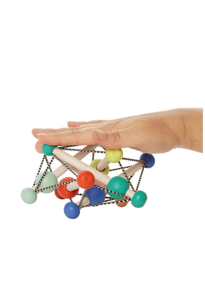 Skwish Colorpop Teether & Rattle Activity Toy, Alternate, color, MULTI-COLOR