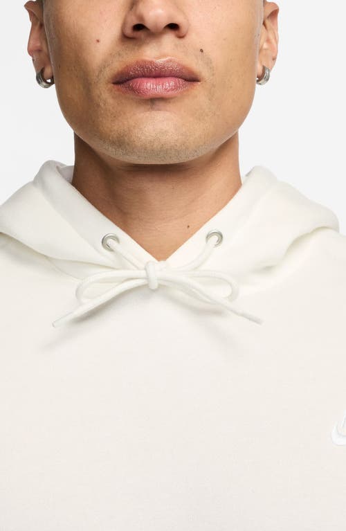 Nike Club Fleece Pullover Hoodie In Neutral