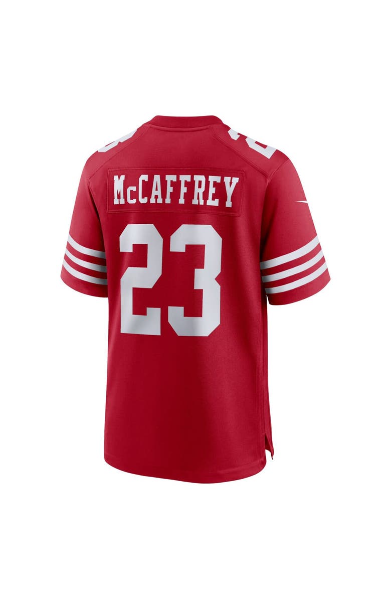Nike Men's Nike Christian McCaffrey Scarlet San Francisco 49ers Game Player Jersey, Alternate, color, Scarlet