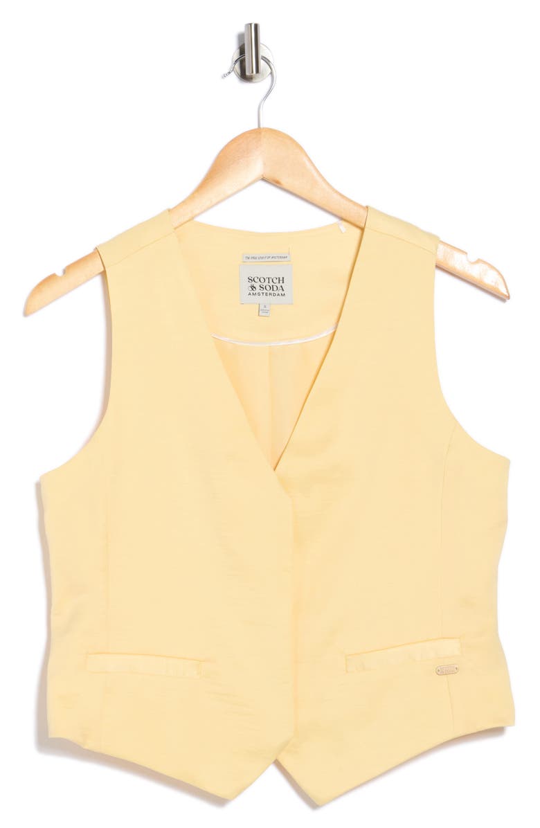 Scotch & Soda Satin Vest, Alternate, color, Golden Haze