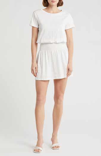 Tart Fran Short Sleeve Smocked Organic Cotton Dress