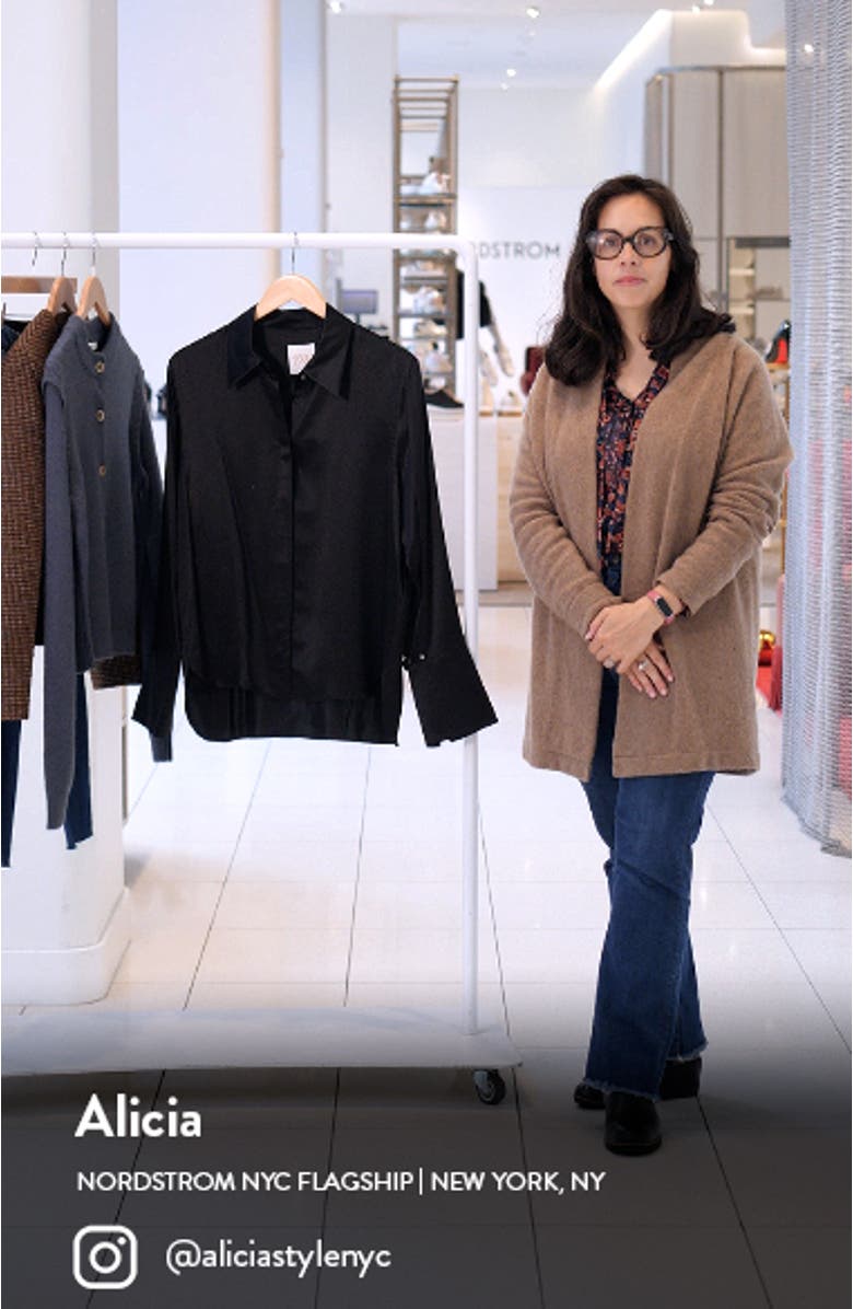 Object of Affection Silk Button-Up Shirt, sales video thumbnail