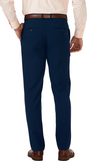 J.M. Haggar 4-Way Stretch Slim Fit Flat Front Dress Pant