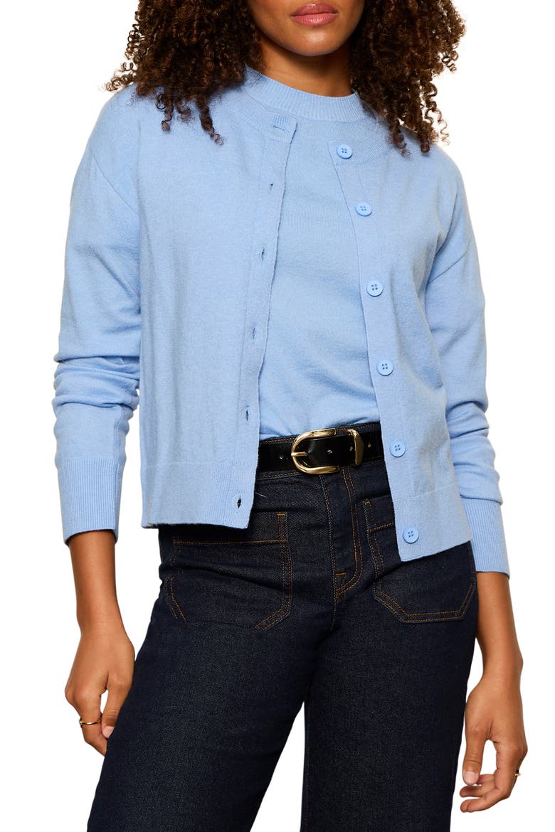 Must-Have Cardigan, Alternate, color, BLUE BIRD