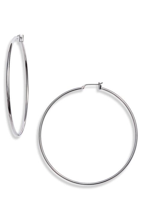 Classic Metal Hoop Earrings