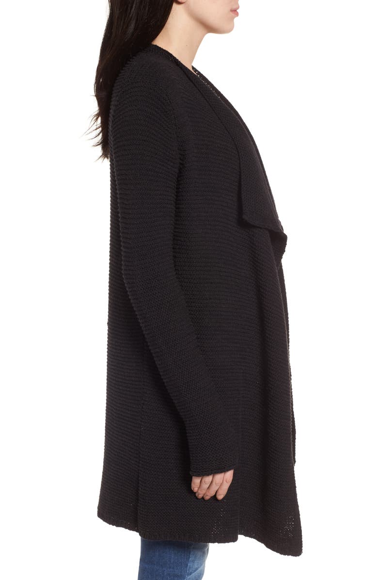 Caslon<sup>®</sup> Drape Front Long Cardigan, Alternate, color, 