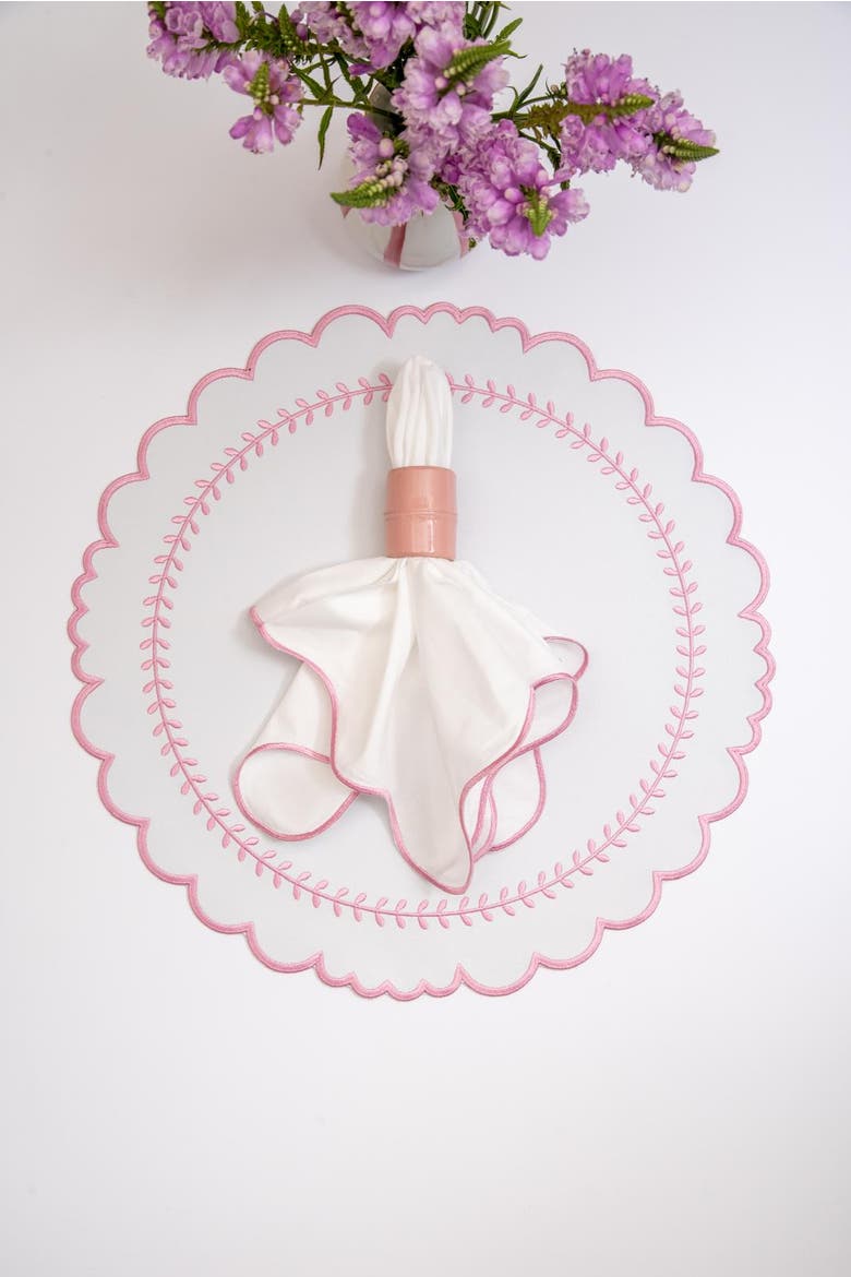 Arrow Placemat, Alternate, color, Pink
