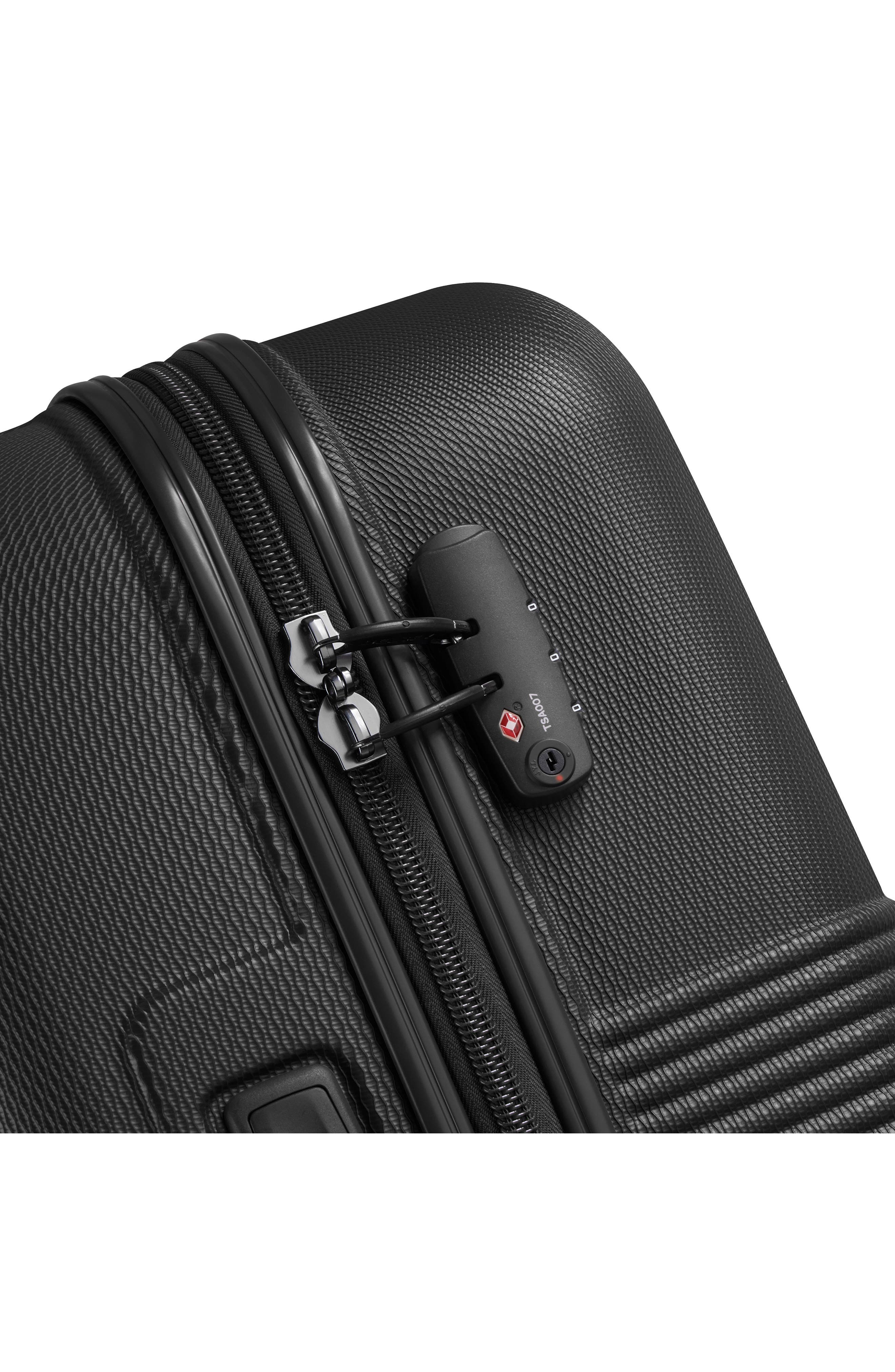 DELSEY Flanerie 22-Inch Hardside Carry-On Luggage, Alternate, color, Black