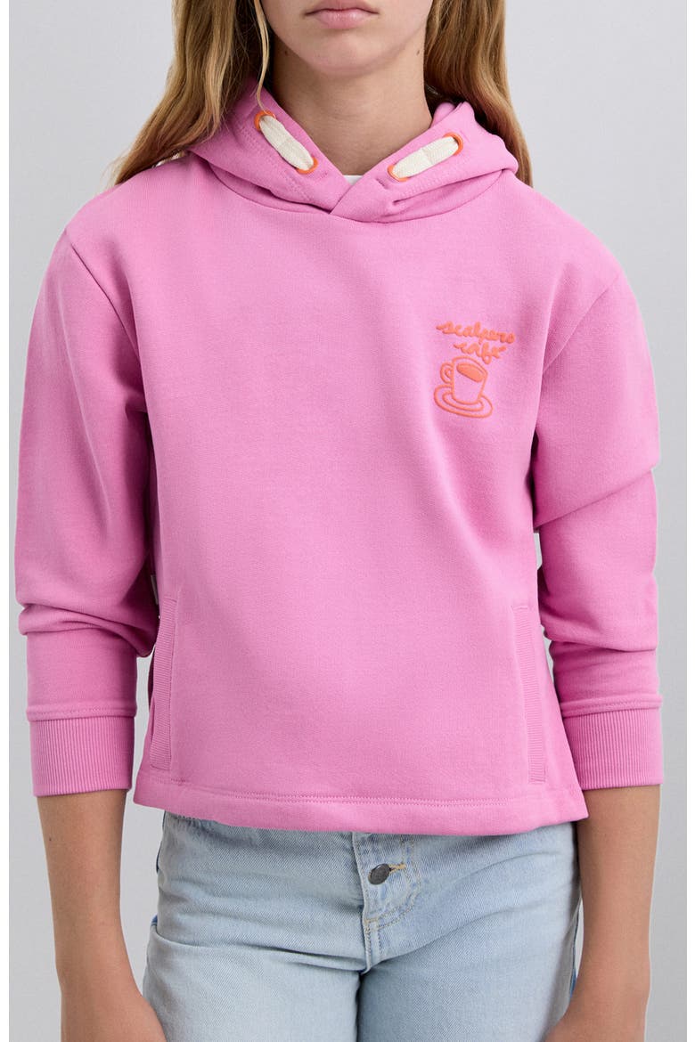 Croissanthoodie Girls, Alternate, color, Pink