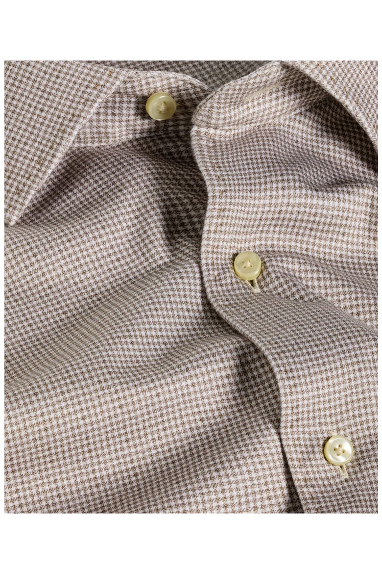 Check Knit Sport Shirt, Alternate, color, CHOCOLATE/ WHITE