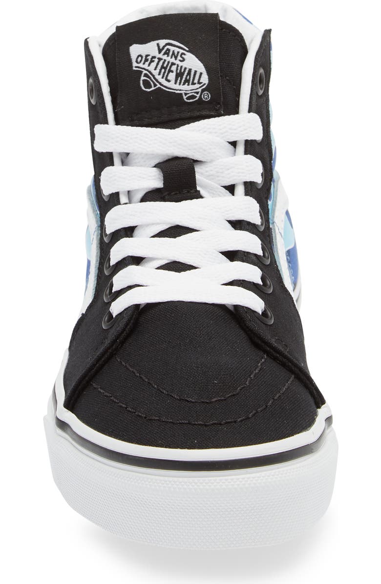 Vans Sk8-Hi Camo Flame High Top Sneaker, Alternate, color,
