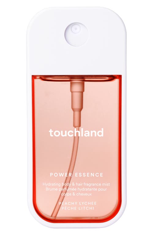 Touchland Peachy Lychee Power Essence Body & Hair Fragrance Mist Peachy Lychee 2 oz / 60 ml In Transparent