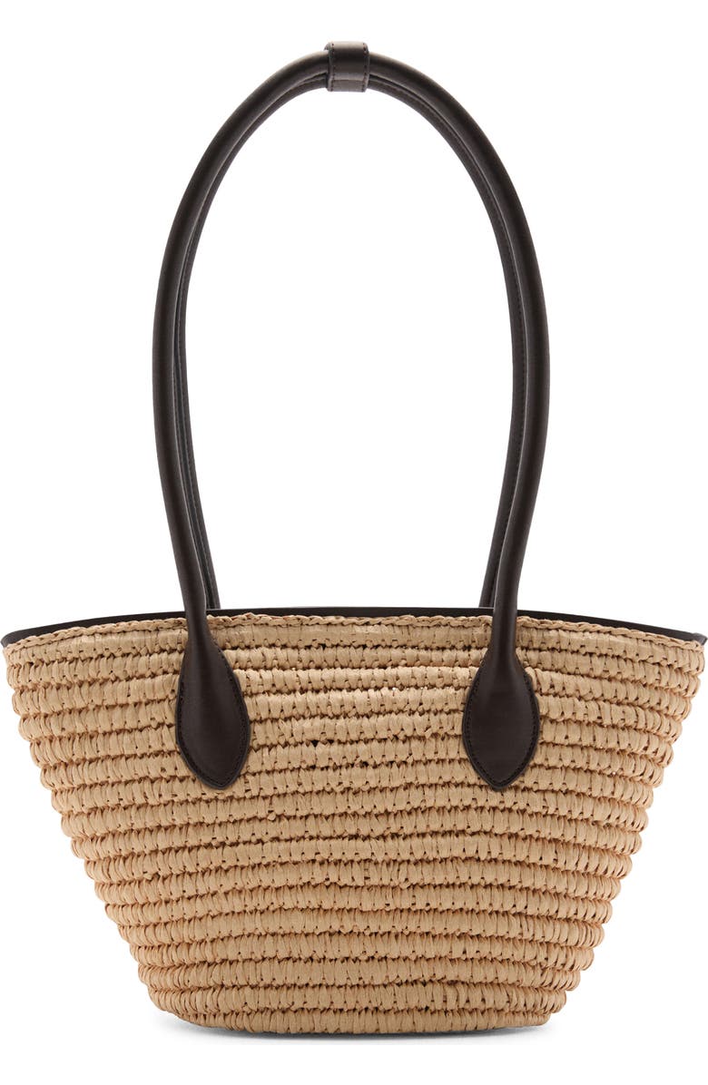MANGO Raffia Tote, Main, color,