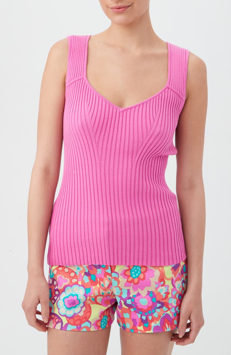 Trina Turk Shirley Sweetheart Neck Sweater, Main, color,