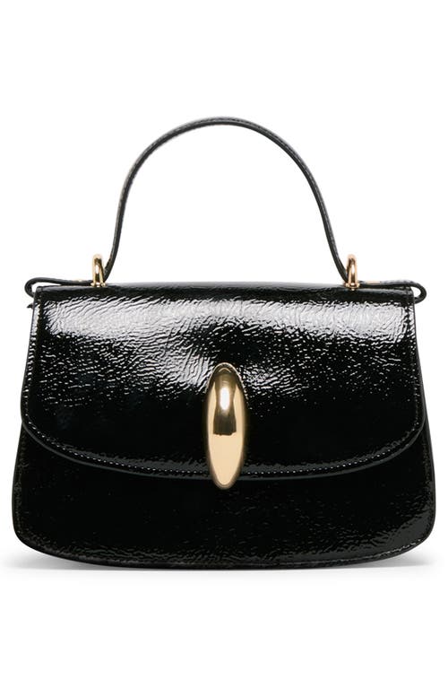 Dolce Vita Lucia Faux Leather Top Handle Bag In Black