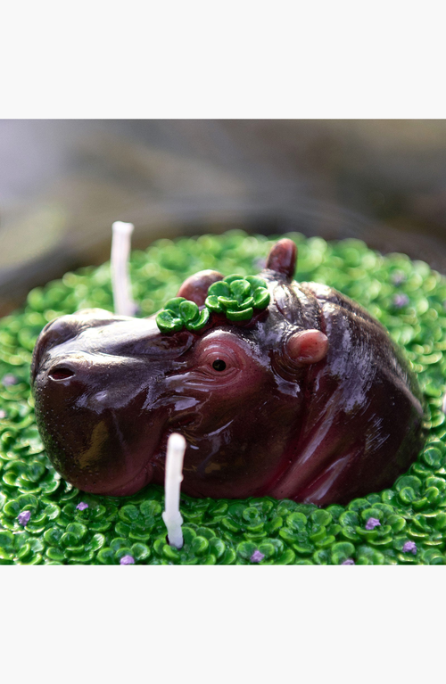 Southlake Gifts Hippo Aromatherapy Scented Candle Bowl In Multi