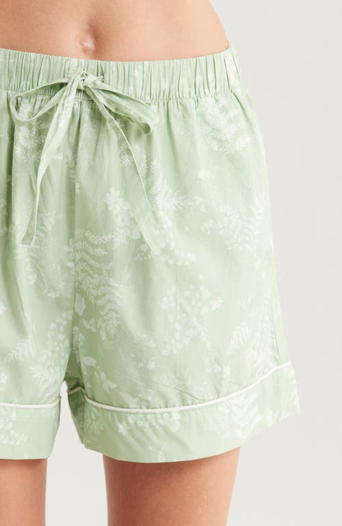 Nordstrom Classic Short Cotton Pajamas In Green