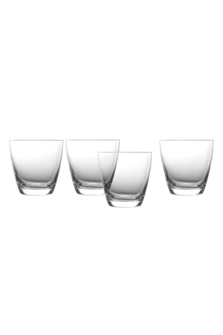 Set of 4 Era Double Old Fashion Glasses, Main, color, CLEAR