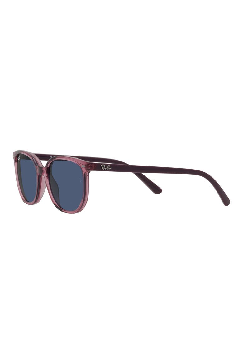Kids' Elliot Junior 46mm Square Sunglasses, Alternate, color, TRANS PINK