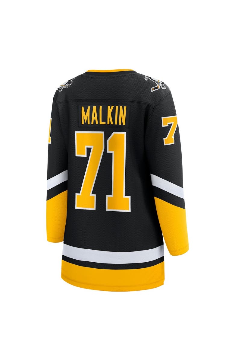 FANATICS Women's Fanatics Branded Evgeni Malkin Black Pittsburgh Penguins Alternate Premier Breakaway Player Jersey, Alternate, color, Black