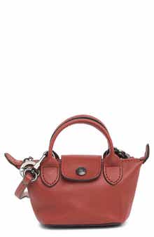 Longchamp Le Pliage Cuir Nano Crossbody Bag