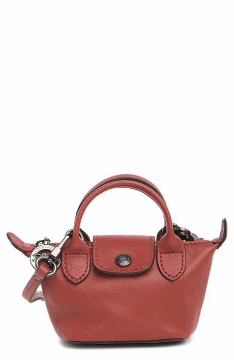 Longchamp Le Pliage Cuir Nano Crossbody Bag