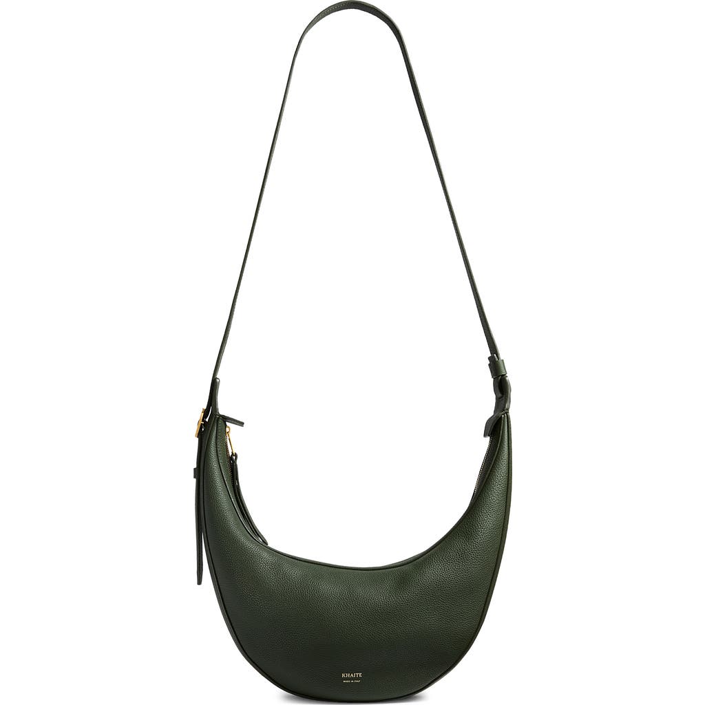 Khaite Small Augustina Suede Hobo Bag