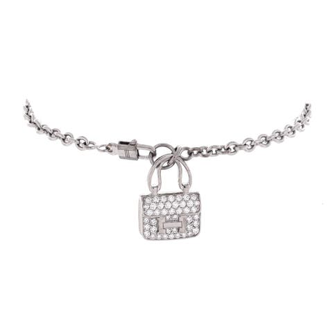 Amulettes Constance Bracelet 18K White Gold with Diamonds