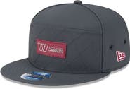 New Era Men's New Era Charcoal Washington Commanders 2025 Sideline Cold Weather Split Panel 9FIFTY Snapback Hat