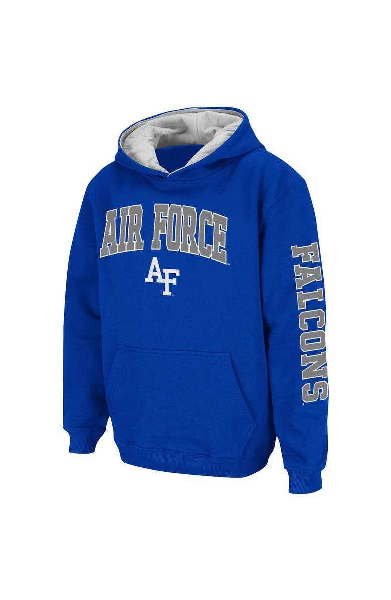 COLOSSEUM Youth Colosseum Royal Air Force Falcons 2-Hit Team Pullover Hoodie, Alternate, color, Royal