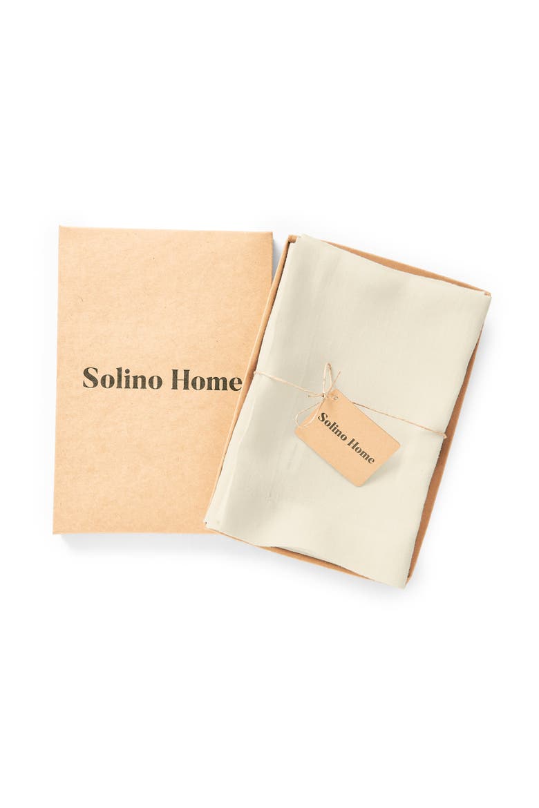 Linen Dinner Napkins Set of 4, 20 x 20" - Sonoma, Alternate, color, Ivory