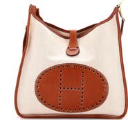 Pre-Owned Hermes Evelyne Bag Gen I Toile and Leather PM