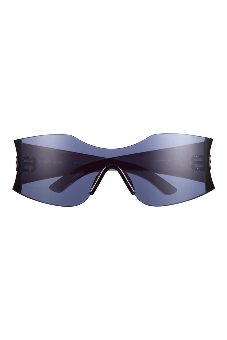 Oversize Shield Sunglasses, Main, color, BLUE BLUE BLUE