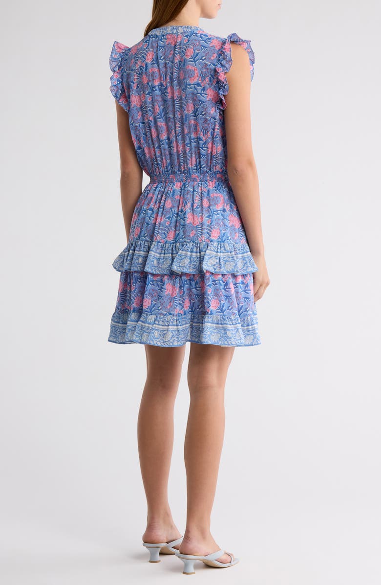 ALICIA BELL Olivia Ruffle Cotton & Silk Cover-Up Sundress, Alternate, color,