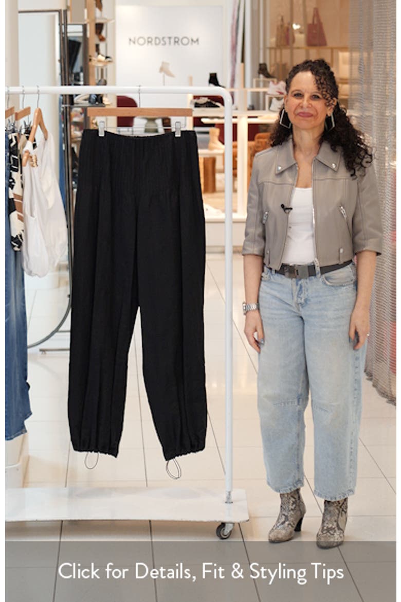 Pintuck Detail Balloon Pants video