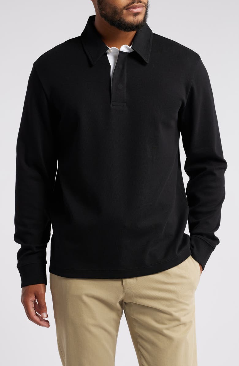 Vince Brushed Pima Cotton Polo, Main, color, 