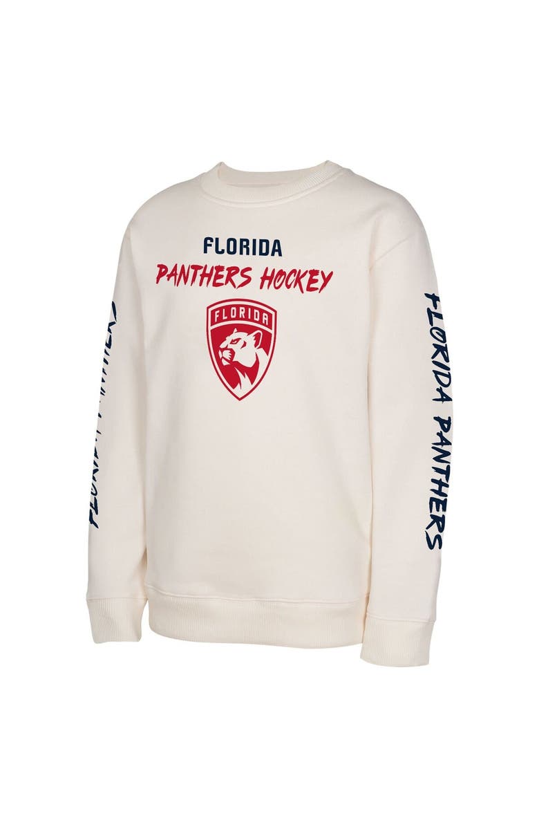 Outerstuff Youth Cream Florida Panthers Star Power Pullover Sweatshirt, Alternate, color, Cream