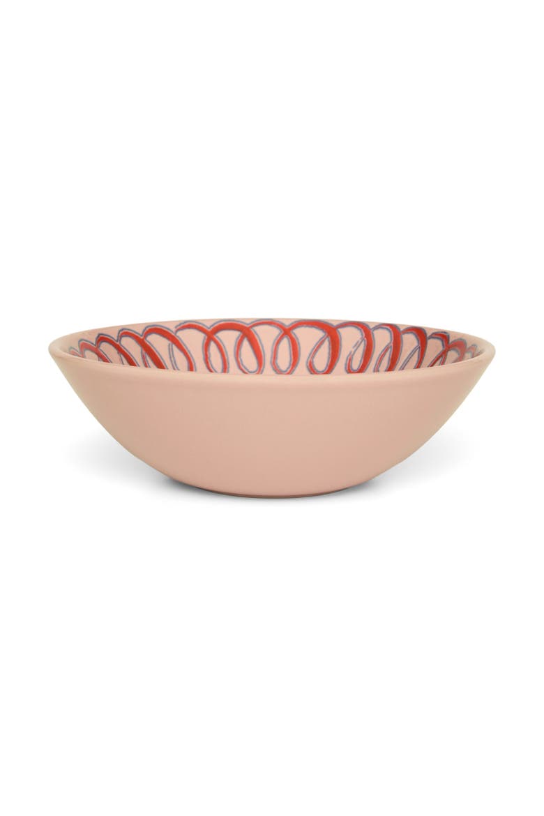 Amalfi Cereal Bowl, Alternate, color, Pink 7"