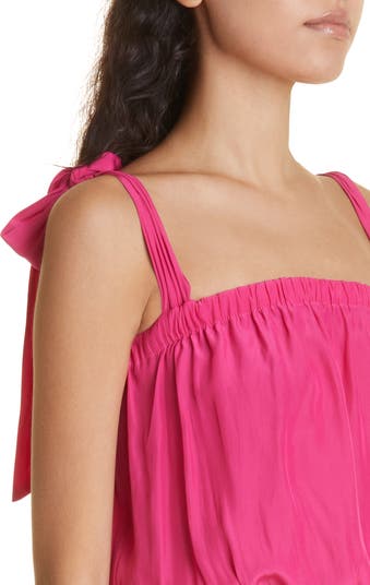 Kira Smocked Waist Tie Strap Minidress