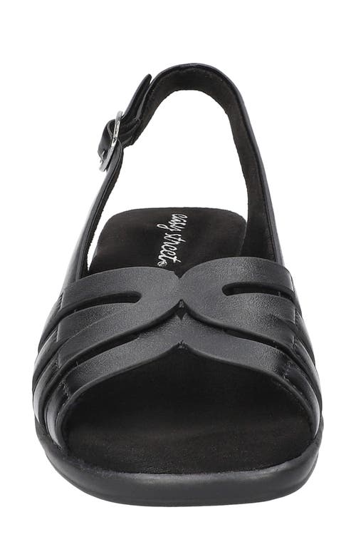 Easy Street Jovita Slingback Sandal In Black