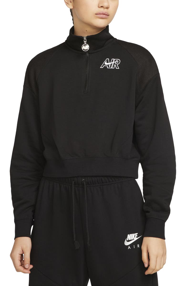 Nike Sportswear Air Quarter Zip Fleece Top, Main, color, 