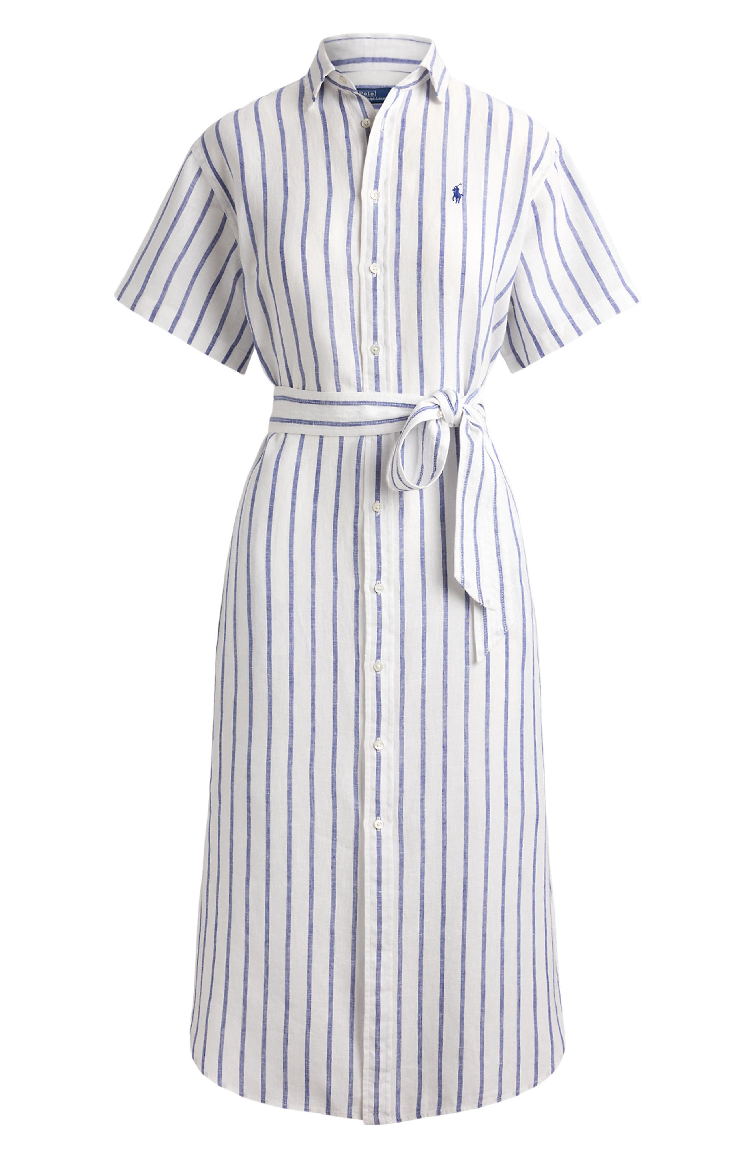 striped silk-blend dress ralph lauren Striped Silk-Blend Dress