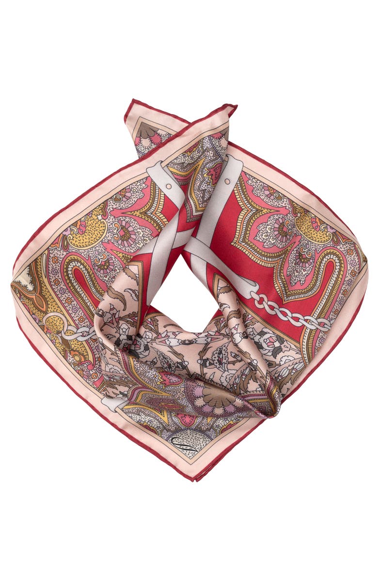 Elizabetta Francesca - Silk Bandana, Alternate, color, Cherry Red