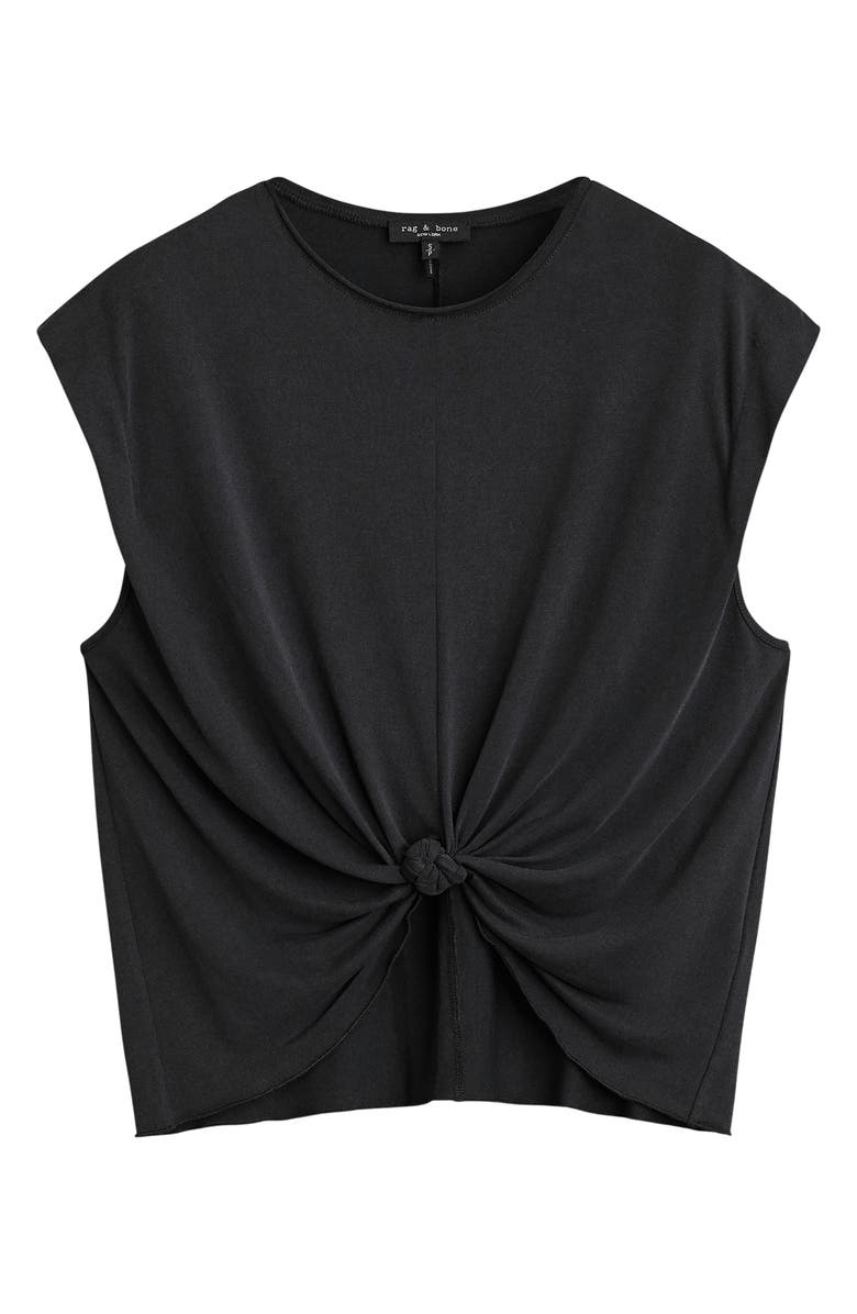 rag & bone Jenna Knotted Muscle Tee, Alternate, color,